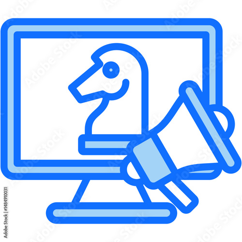 Inbound Marketing Mixed Icon Vector Illustration
