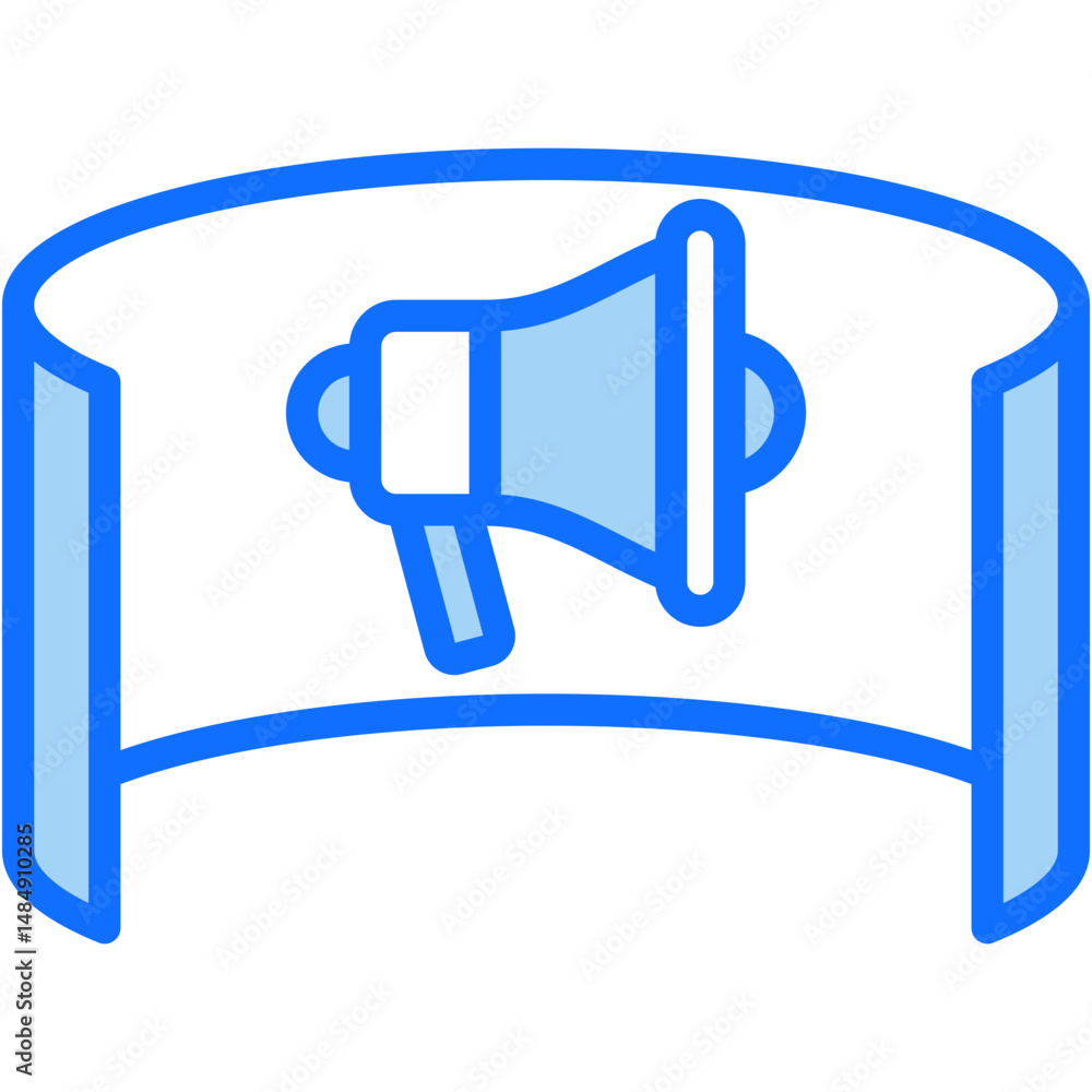 Fototapeta premium Cross Channel Marketing Mixed Icon Vector Illustration