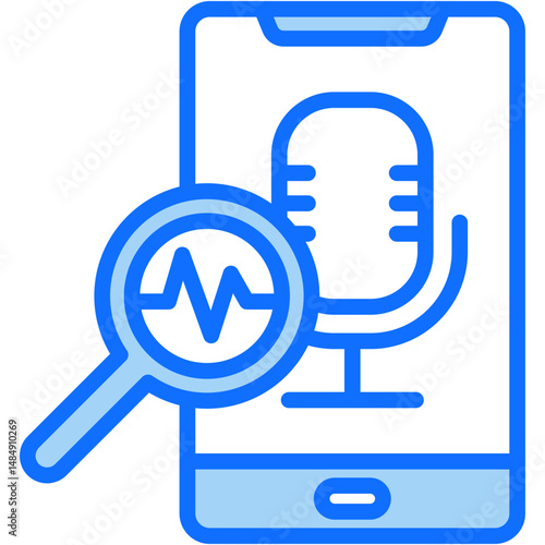 Augmented Reality Marketing Mixed Icon Vector Illustration