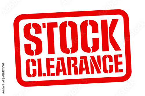 Stock clearance stamp