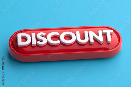  vibrant red discount sign