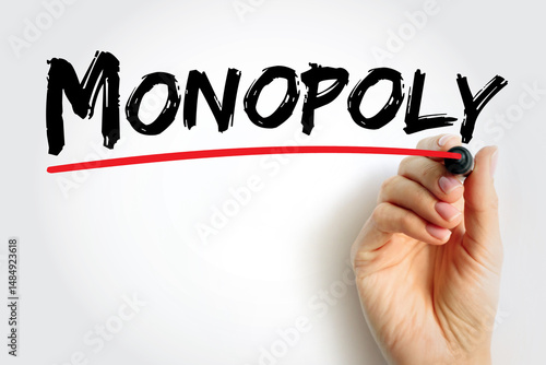 Monopoly text quote, concept background