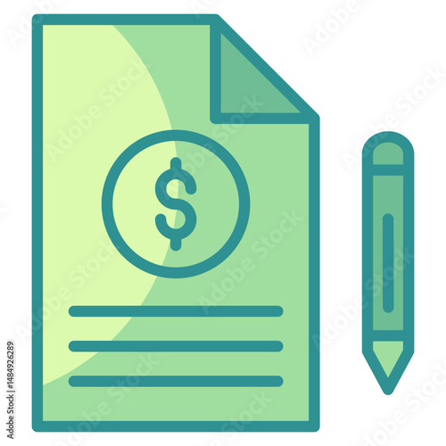 Loan Application Icon Element For Design