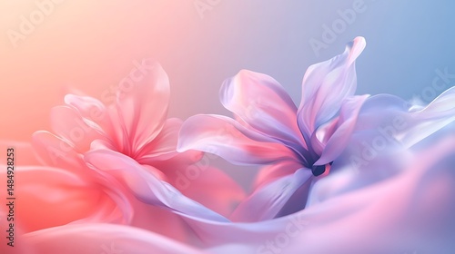 Pastel floral abstract art (1)