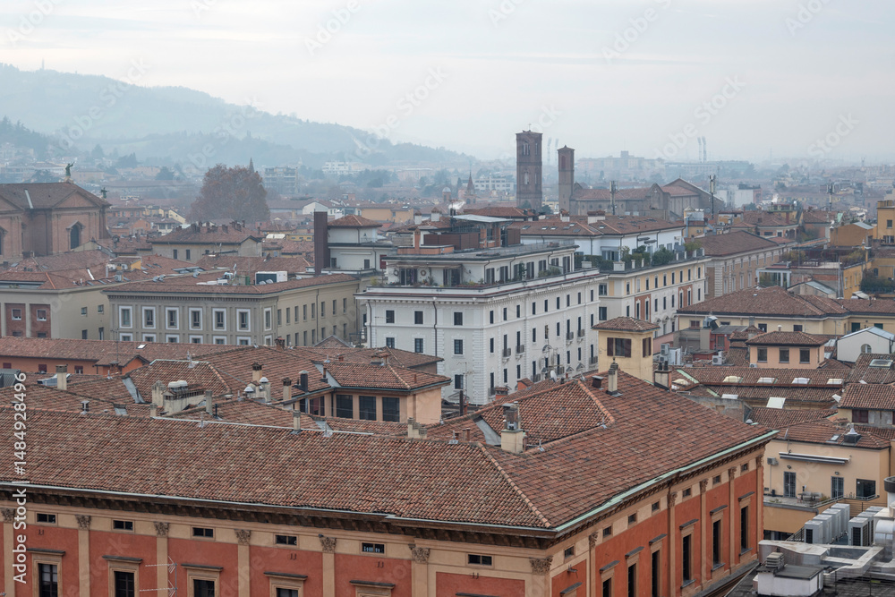 Fototapeta premium The old town of Bologna, Italy