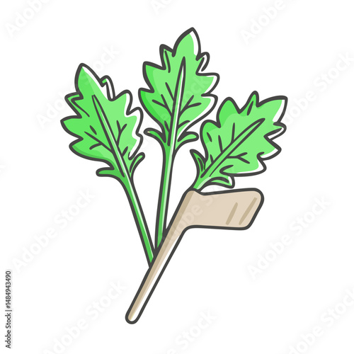 herb marker stakes icon, herb marker stakes vector illustration-simple illustration of herb marker stakes, perfect for herb marker stakes logos and icons