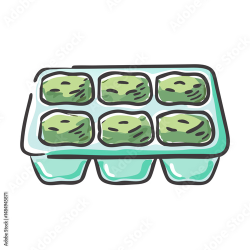 seed starter tray icon, seed starter tray vector illustration-simple illustration of seed starter tray, perfect for seed starter tray logos and icons