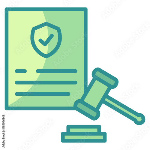 Jurisdiction Icon Element For Design