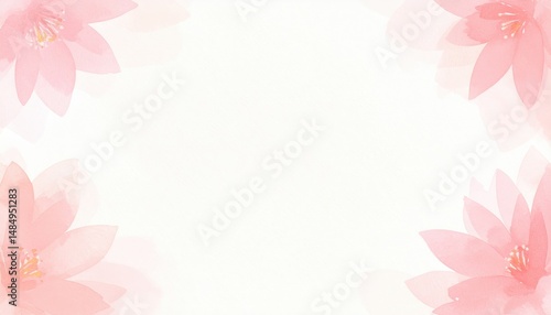 Delicate pink lotus flowers nature background serene environment soft viewpoint tranquility concept