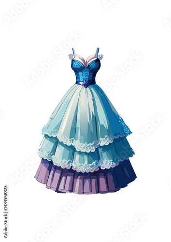he invention of the sewing machine in the mid-119th century made it possible to produce these elaborate garments more efficiently, leading to a wider availability of fashionable attire