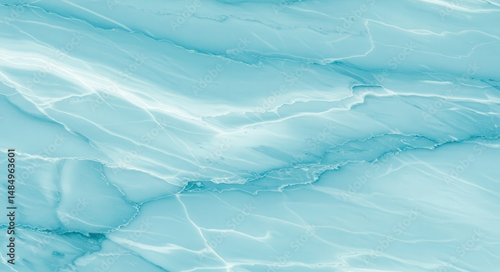 Obraz premium Blue Marble Texture with White Veins