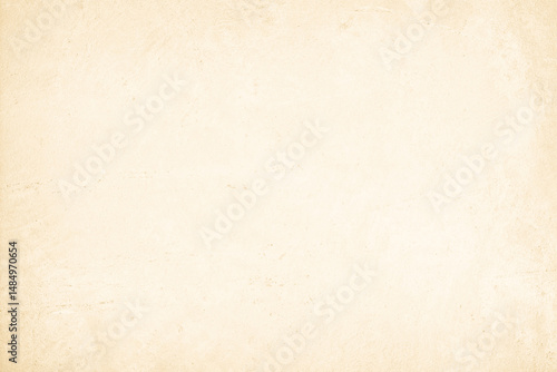Old concrete wall texture background. Close up retro plain cream color cement wall background texture. Design paper vintage parchment element.	
