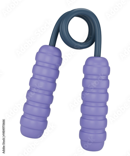 Stylized hand grip. Isolated on transparent background
