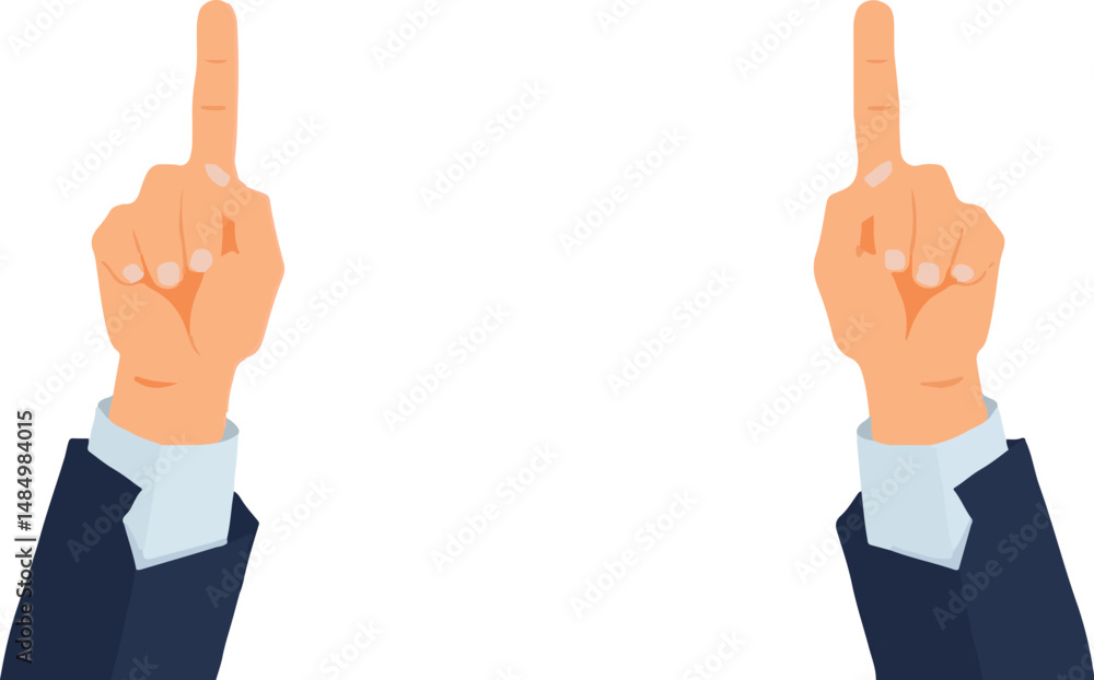 corporate success gesture corporate success gesture