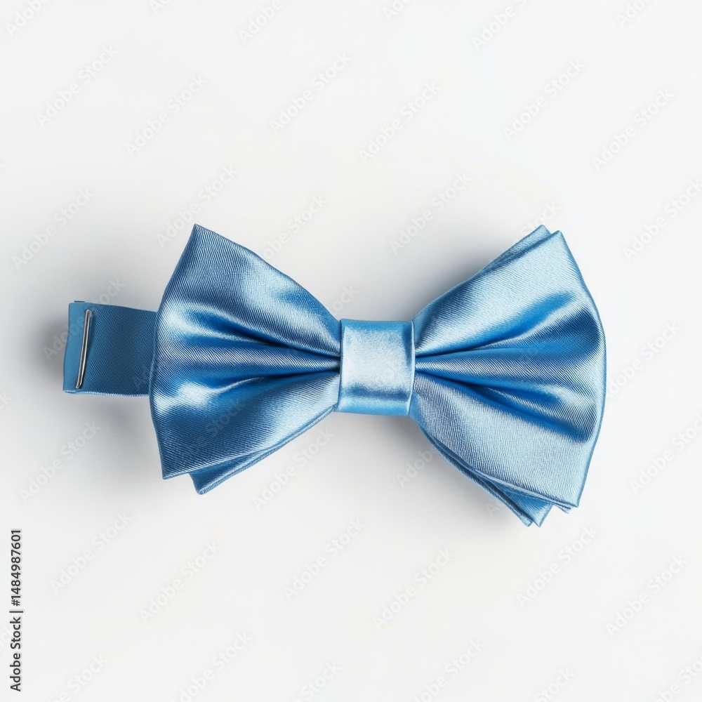 Classic Charm Blue Bow Tie on Display Classic Charm Blue Bow Tie on Display