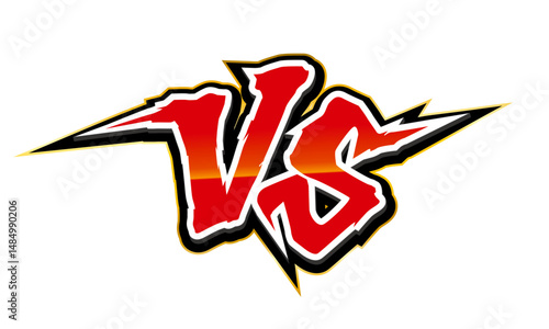 VS バーサス ロゴ ベクターイラスト