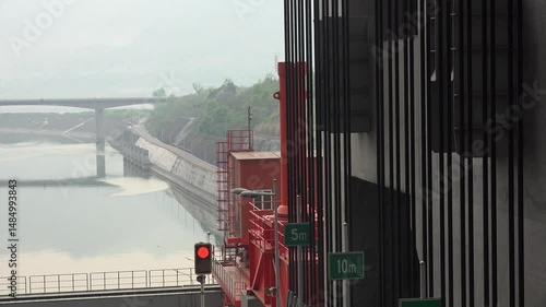 View from Within the Ship Lift System