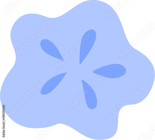 Blue Sea Plant Illustration