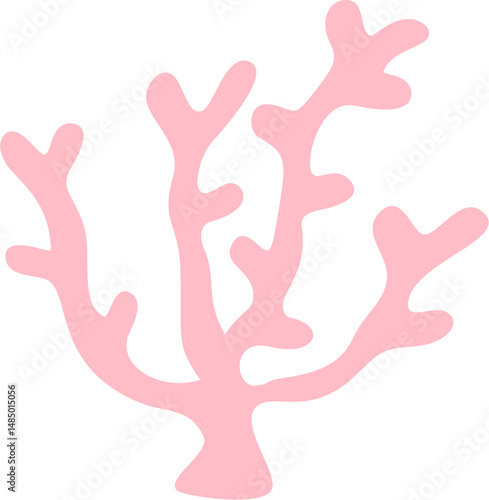 Pink Coral Illustration