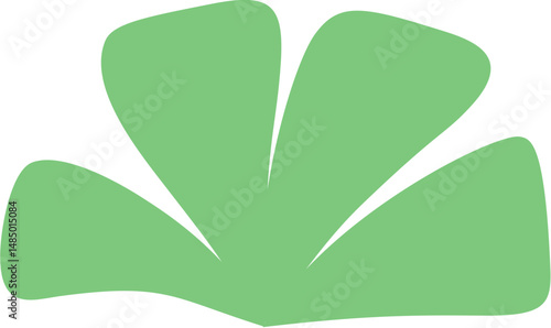 Green Aquatic Plants Illustration