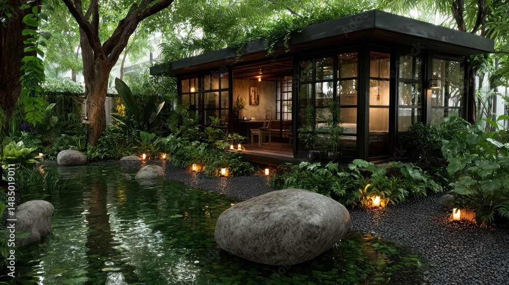 Modern garden structure Modern garden structure