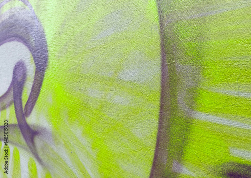 Close-up of colorful graffiti on wall – street art, urban expression, vandalism or artistic statement