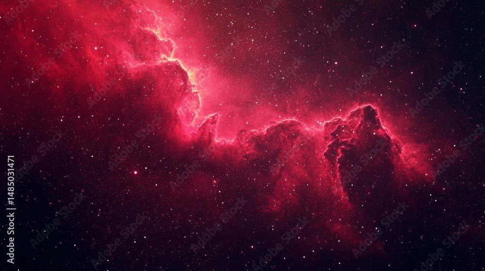 Fototapeta premium Beautiful wallpaper background of interstellar space.
