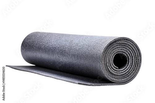 Minimalist Yoga Mat Isolated for Fitness Design