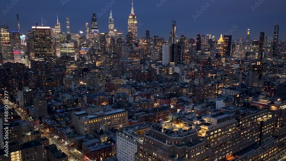 Night Skyline Of New York Skyline At Manhattan In New York United States. Night City Landscape. Financial District. New York Skyline At New York United States. Highrise Buildings Scenery. Night Skyline Of New York Skyline At Manhattan In New York United States. Night City Landscape. Financial District. New York Skyline At New York United States. Highrise Buildings Scenery.