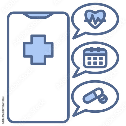Patient Portal Blue Icon