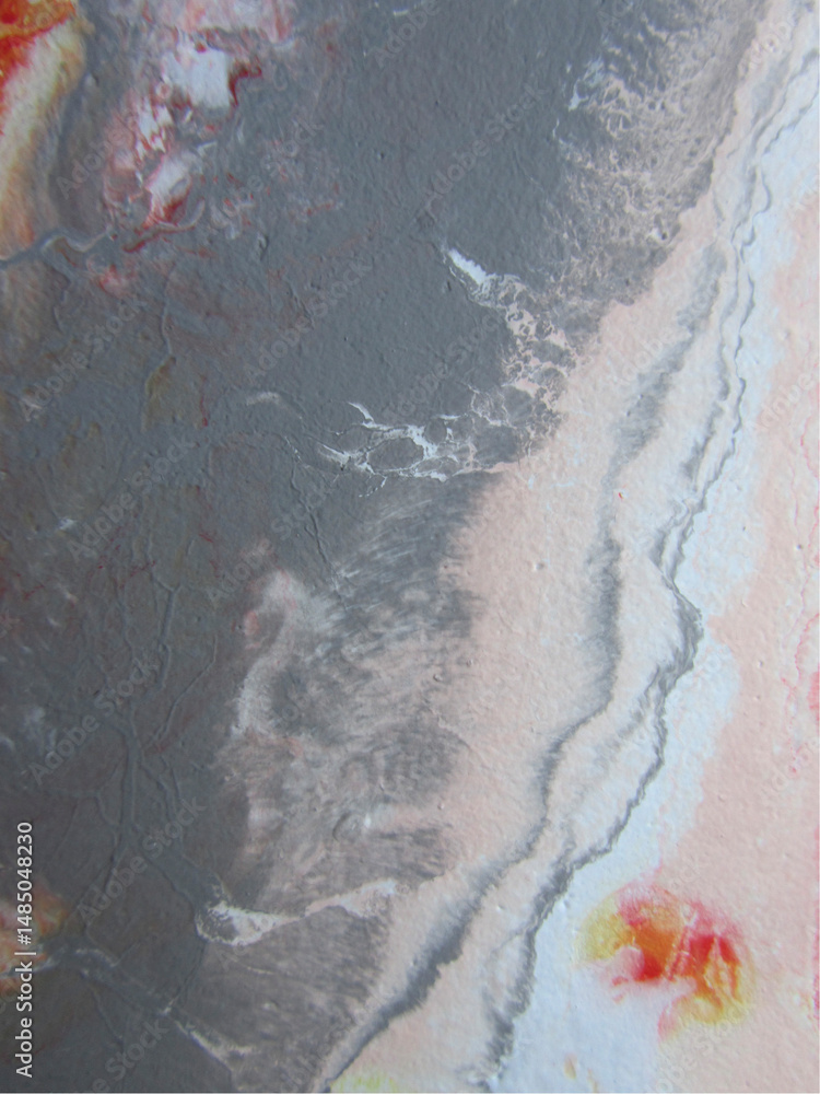 Naklejka premium Soft abstract texture with pink, gray and white brushstrokes