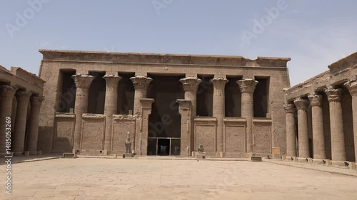 The Sacred Courtyard of Edfu Temple