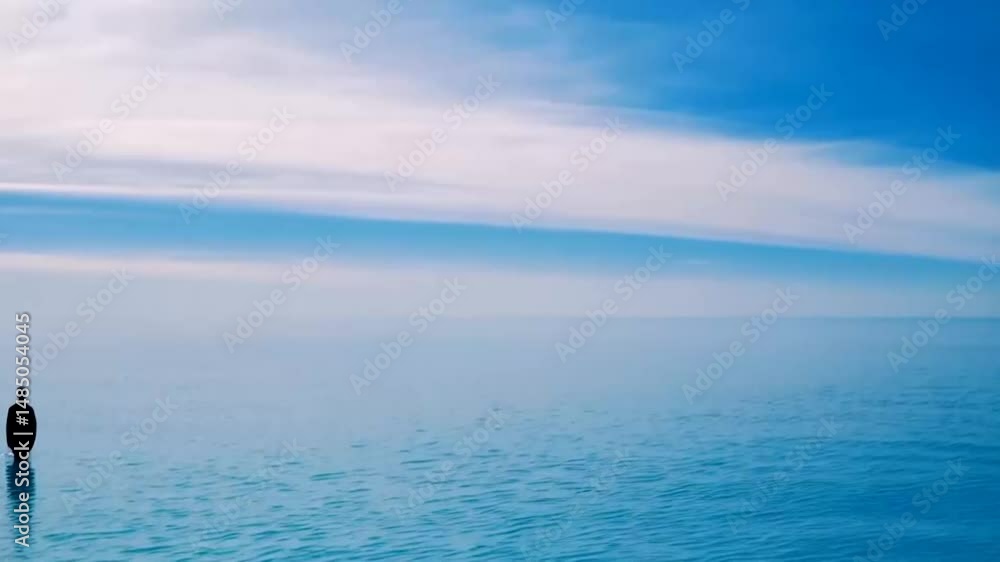 custom made wallpaper toronto digitalHigh-resolution video of blue ocean and sea water surface with gentle waves, vibrant and fresh-looking to represent pure drinking water. Overlay subtle visual elements symbolizing environmental issues
