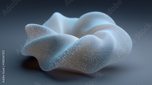 Wireframe to Rusk Knot with Pulsing Light Effects