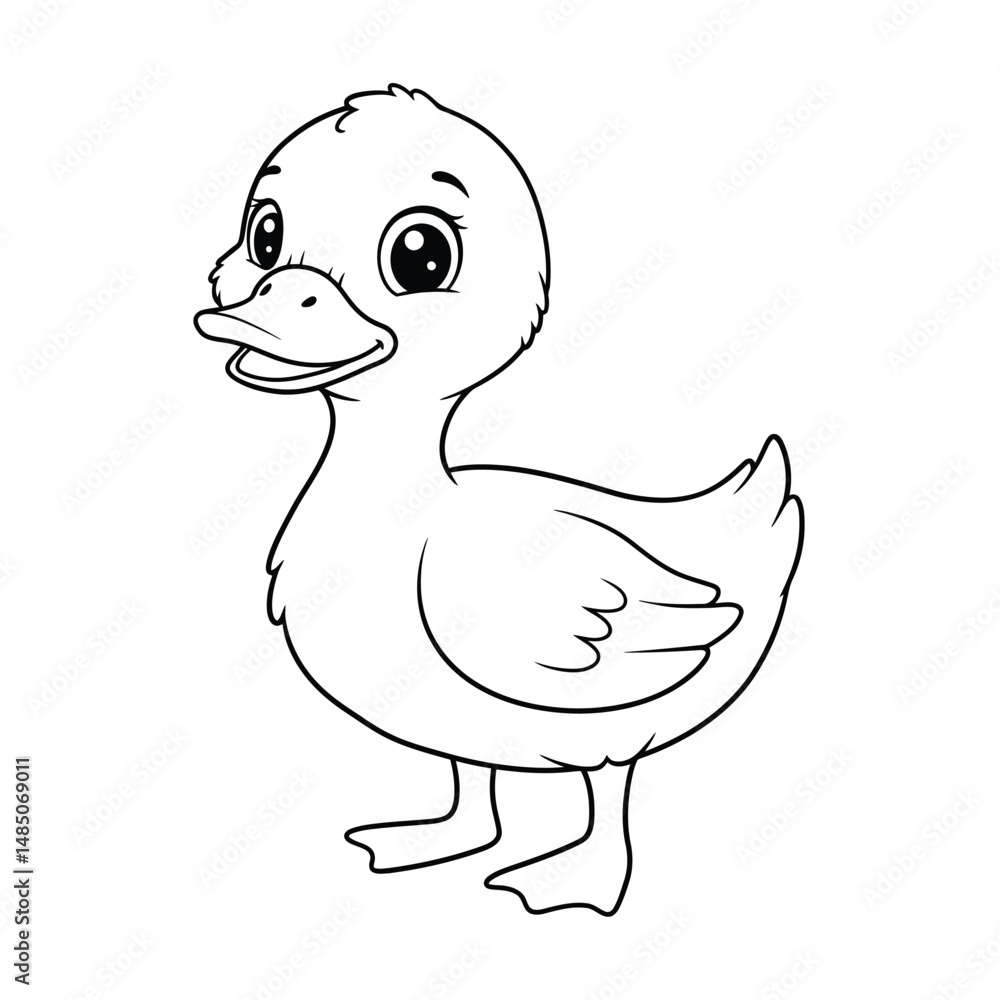 Duck Outline – Minimalist Line Art of a Waterfowl Bird for Nature, Farm, and Educational Design Projects
Duck Outline – Minimalist Line Art of a Waterfowl Bird for Nature, Farm, and Educational Design Projects