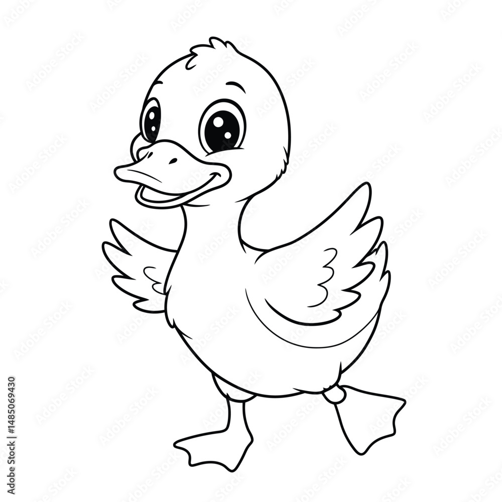 Duck Outline – Minimalist Line Art of a Waterfowl Bird for Nature, Farm, and Educational Design Projects
Duck Outline – Minimalist Line Art of a Waterfowl Bird for Nature, Farm, and Educational Design Projects