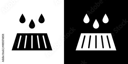 Manhole icon vector design template elegant style
