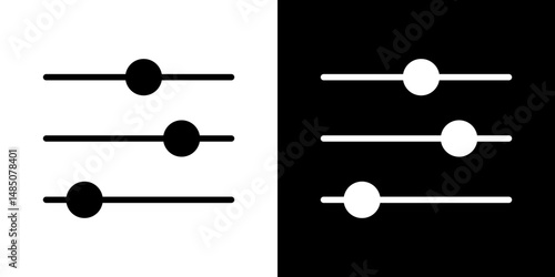 Filter Button icon vector design template elegant style