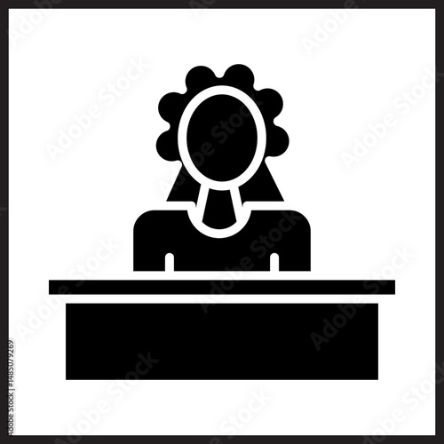 Magistrate icon Design