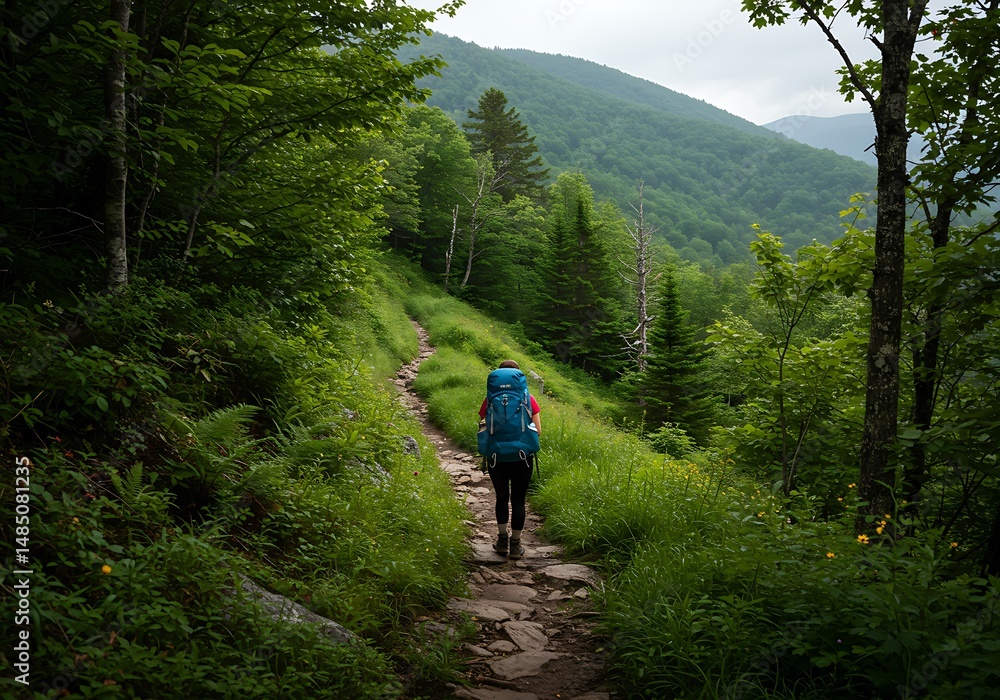 Fototapeta premium The Green Path Ahead