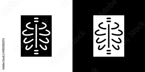 X ray icon vector design template elegant style