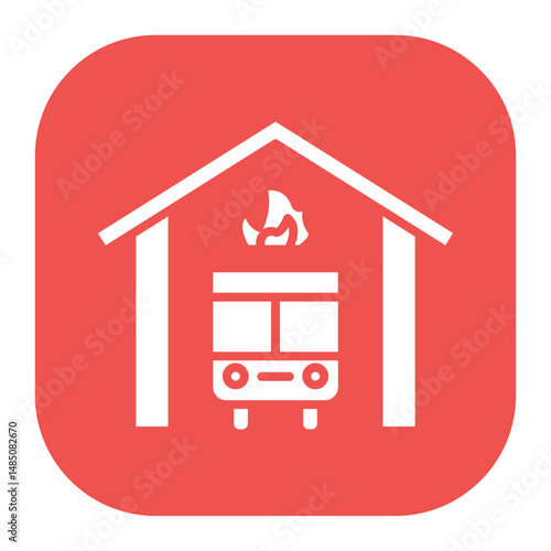 Fire Station Icon