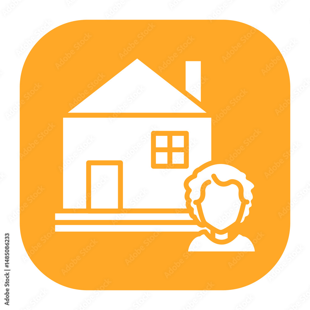 Fototapeta premium Childcare Center Icon