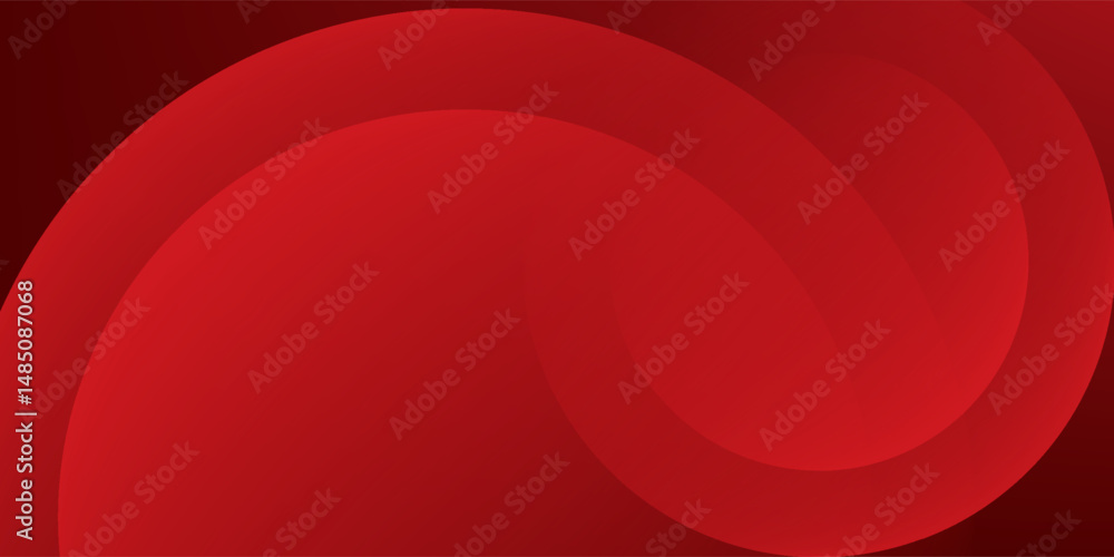 Obraz premium Red abstract background. Dynamic shapes composition. Eps10 vector