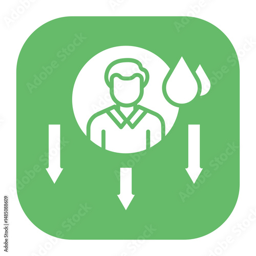 Dehydration Icon