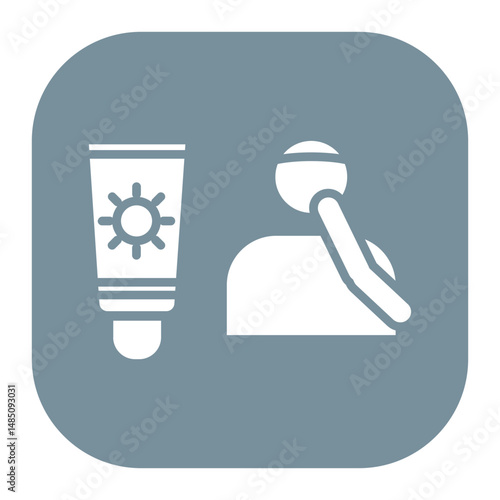 Sunscreen Application Icon