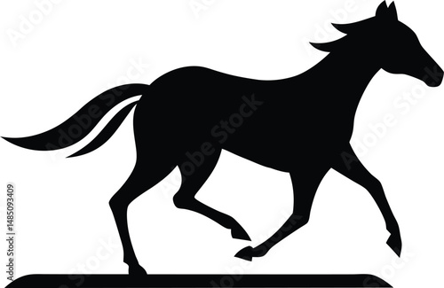 Preakness Stakes Horse Racing vector, icon. The Preakness Stakes is traditionally held on the third Saturday in May.