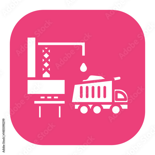 Mobile Batching Plant Icon