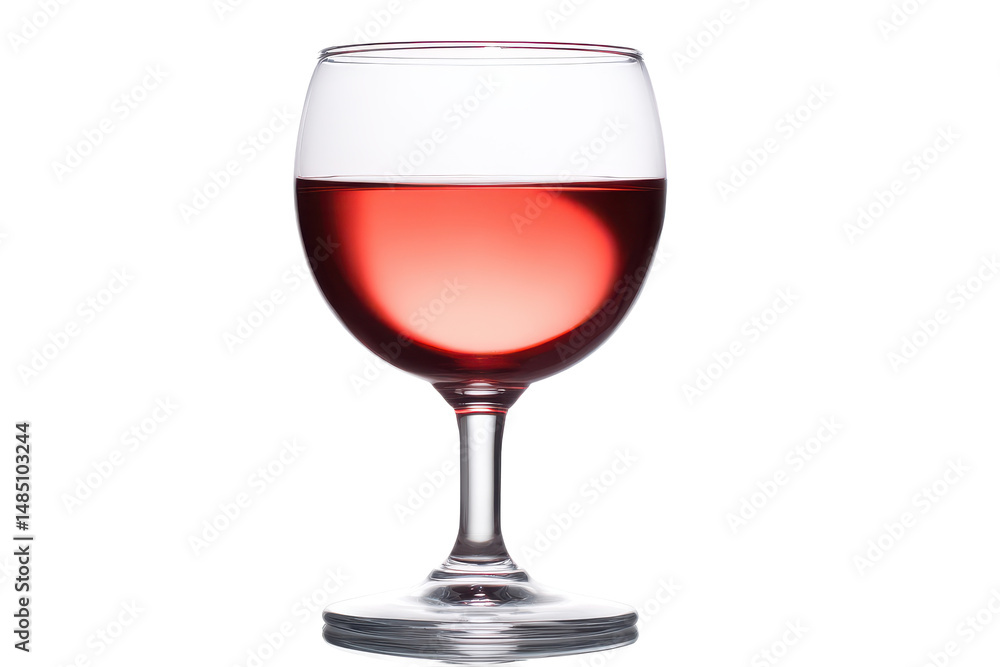Glass of Rose Wine A Refreshing Summer Drink Glass of Rose Wine A Refreshing Summer Drink