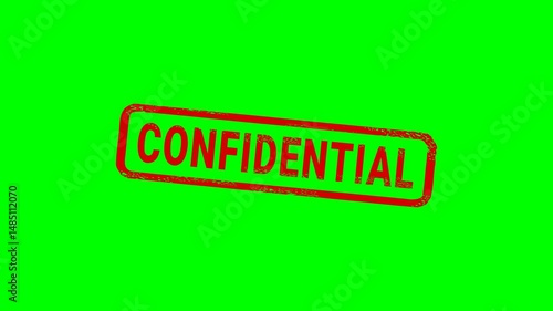 Appearance of a dirty red stamp mark 